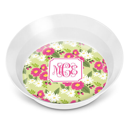 Lillian Floral Bright Children's Melamine Bowl